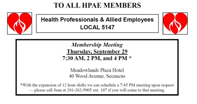 Membership Meetings to Discuss Impact of the Labor Board's Ruling Against MHMC