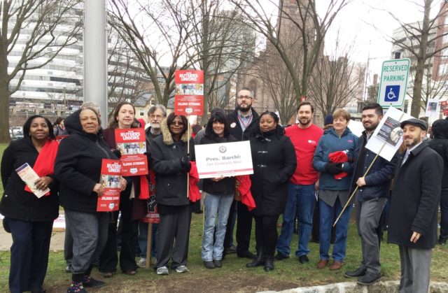 Students, Faculty and Staff Rally for Fairness At Rutgers: Call on Board of Governors for union contracts, more equitable campus