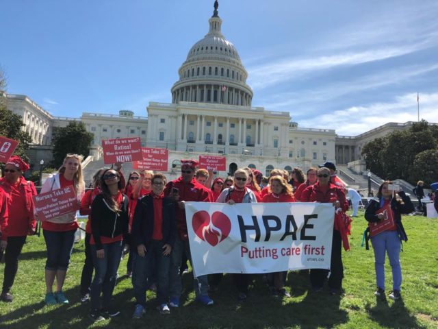 NJ Nurses Joined National Action Calling for Safe Nurse Staffing Levels