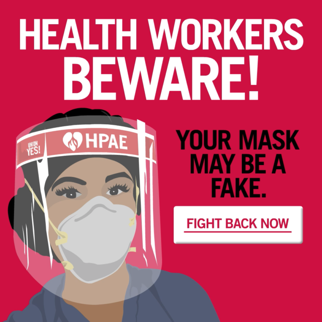 Fake Face Mask Guide for HPAE Members